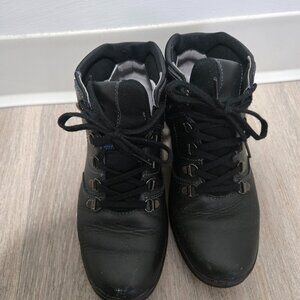 Flexi country black leather hiking boots
